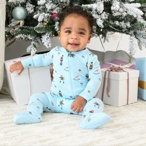 Kyte BABY Light Blue Nutcracker Footie